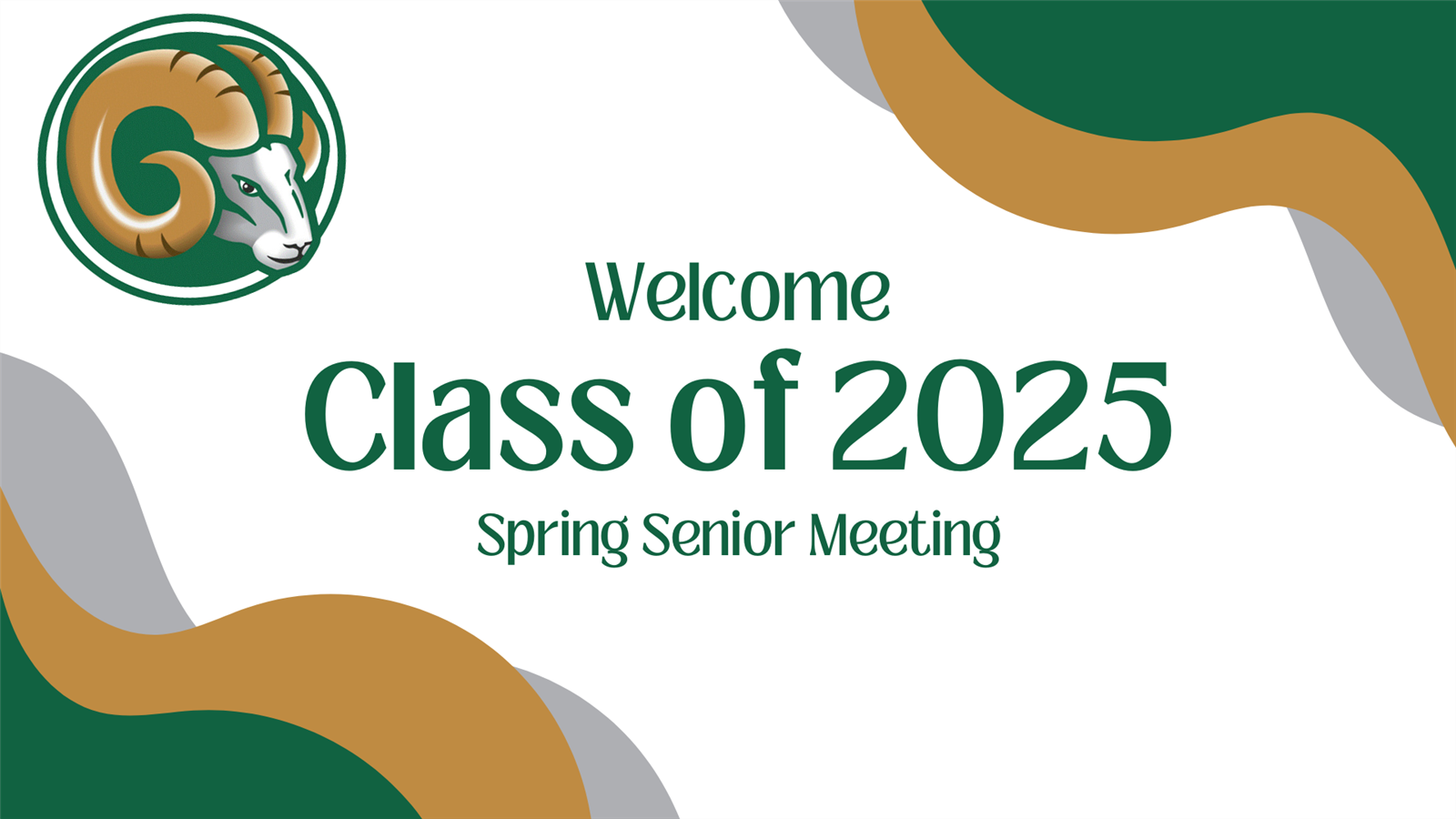  Senior Spring presentation cover page